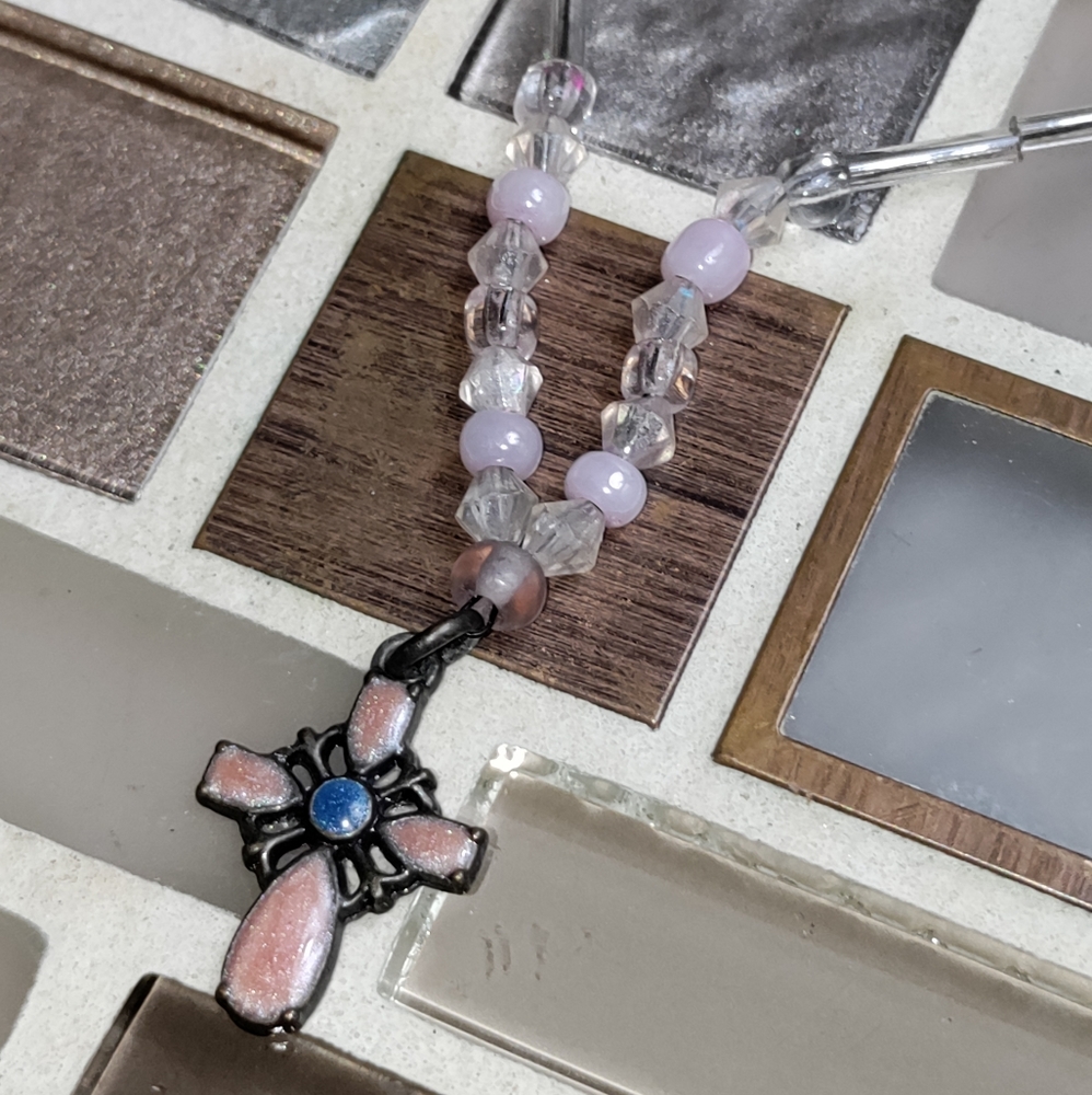 Vintage Artsian Cross necklace